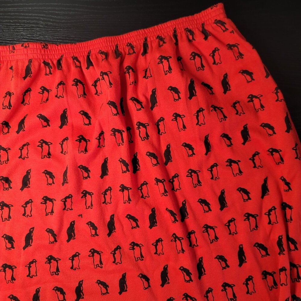 The Vested Gentress VTG 60's Red Penguin Skirt XL